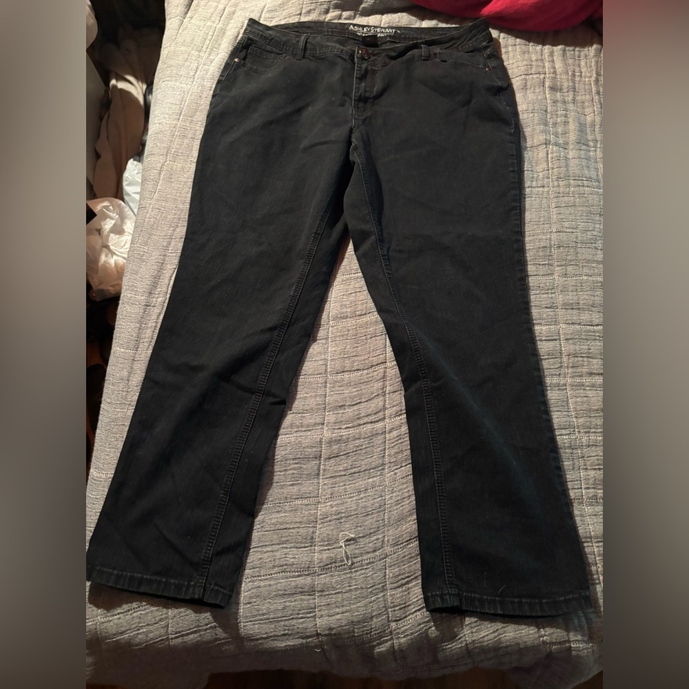 Ashley Stewart Black Skinny Jeans